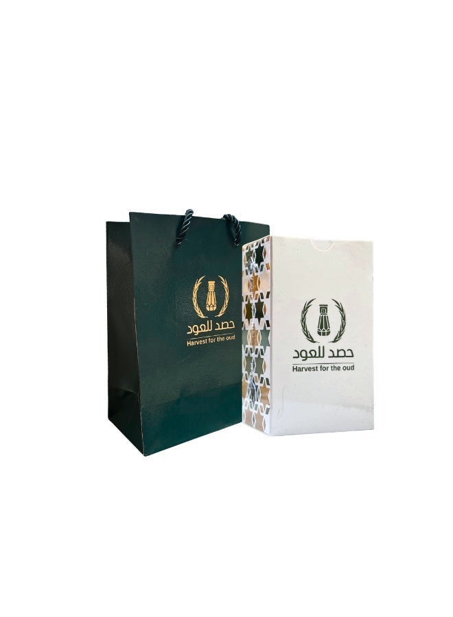 HASD-OUD Giveaway Set: 6 Boxes + 6 Bags (Each contains a Velvet Box with a 1/4 Tola of Mukhallat, wrapped in a cardboard sleeve) - Image 2